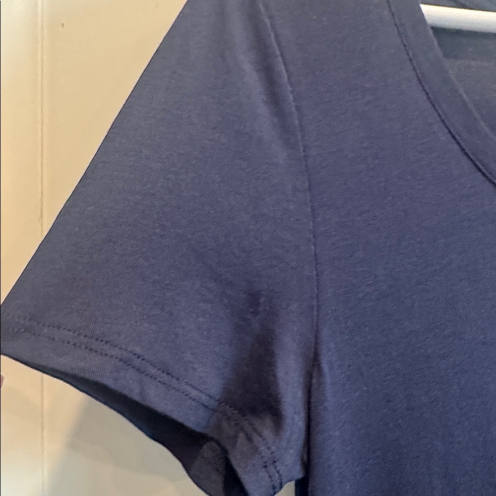 Quince Cotton Modal Scoop Neck Tee - Picture 5 of 5